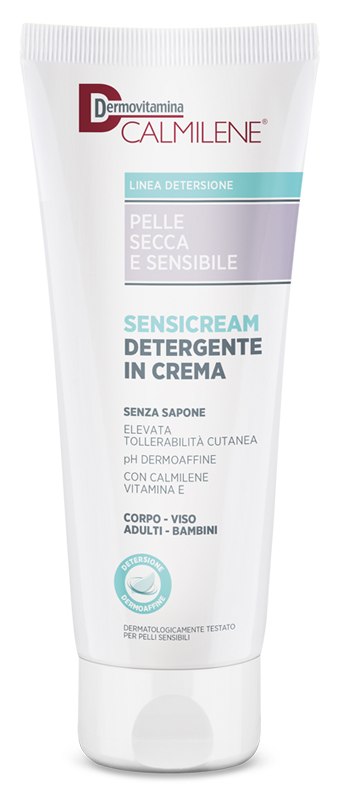 DERMOVITAMINA CALMILENE SENSICREAM DETERGENTE IN CREMA SENZA SAPONE PER PELLE SECCA E SENSIBILE 250 ML - Angeli Pharm