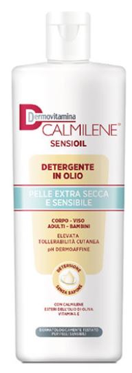 DERMOVITAMINA CALMILENE SENSIOIL DETERGENTE IN OLIO SENZA SAPONE PER PELLE EXTRA SECCA E SENSIBILE 500 ML - Angeli Pharm