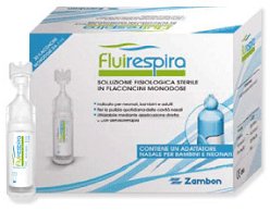 FLUIRESPIRA SOLUZIONE FISIOLOGICA STERILE 30 FLACONCINI MONODOSE DA 5ML - Angeli Pharm