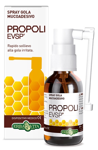 PROPOLI EVSP SPRAY GOLA MUCOADESIVO SENZA ALCOL 20ML - Angeli Pharm