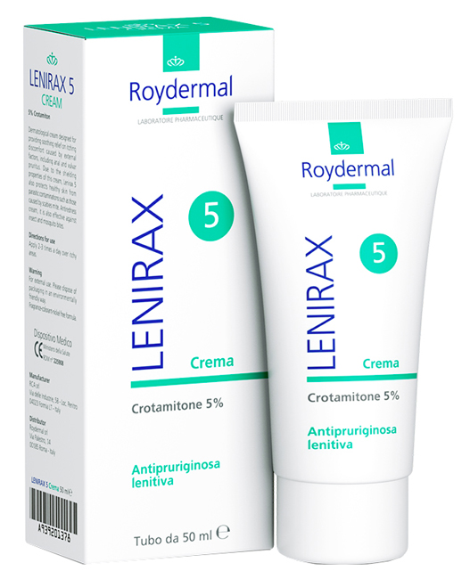 LENIRAX 5 CREMA DERMATOLOGICA CROTAMITONE 5% 50 ML - Angeli Pharm