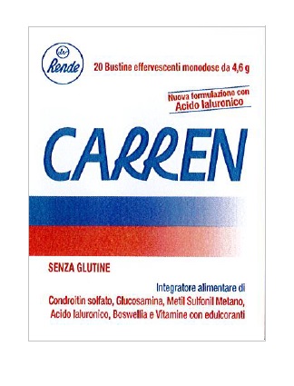 CARREN 20 BUSTINE EFFERVESCENTI MONODOSE DA 4,6 G L'UNA - Angeli Pharm