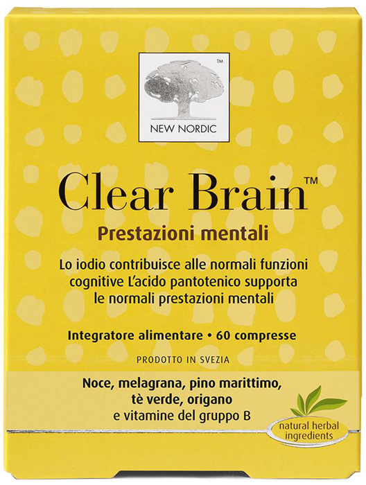 CLEAR BRAIN 60 COMPRESSE - Angeli Pharm