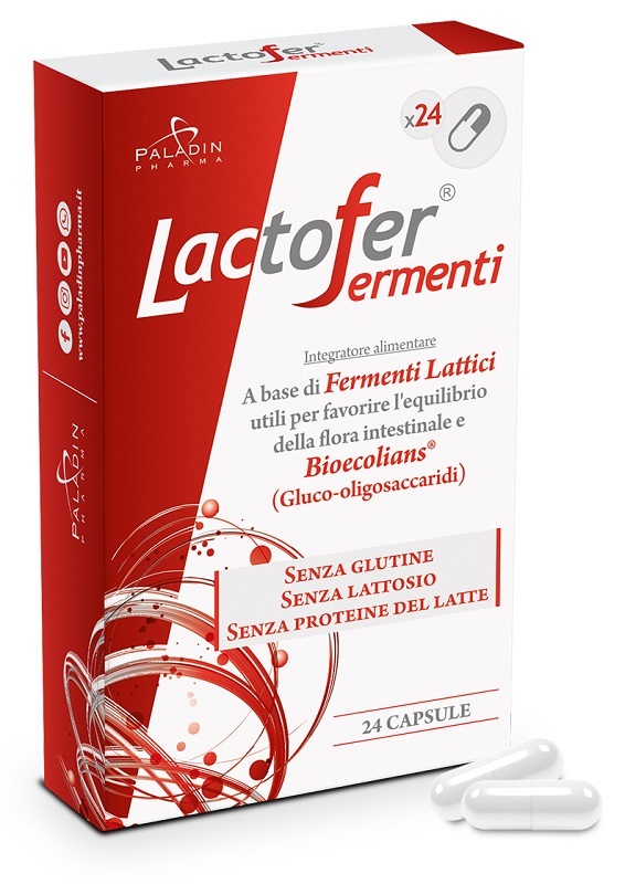 LACTOFER FERMENTI 24 CAPSULE - Angeli Pharm