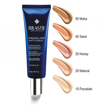 RILASTIL MAQUILLAGE FONDOTINTA RIEQUILIBRANTE MATTIFIANT 30 30 ML - Angeli Pharm