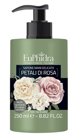 EUPHIDRA SAPONE LIQUIDO MANI ROSA IN FLACONE CON ETICHETTA DISPENSER - Angeli Pharm