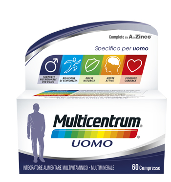 MULTICENTRUM UOMO 60 COMPRESSE - Angeli Pharm