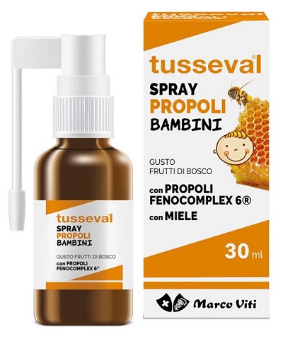 TUSSEVAL GOLA PROPOLI SPRAY PER BAMBINI 30 ML - Angeli Pharm
