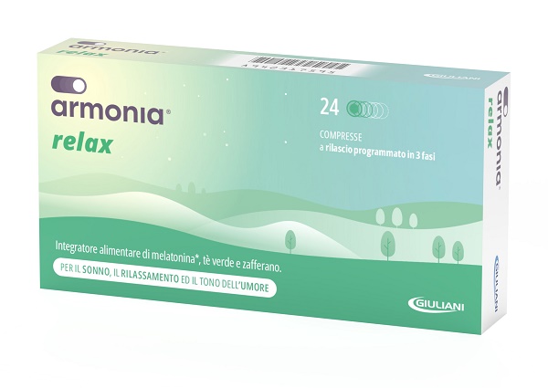 ARMONIA RELAX 1 MG A BASE DI MELATONINA 24 COMPRESSE - Angeli Pharm