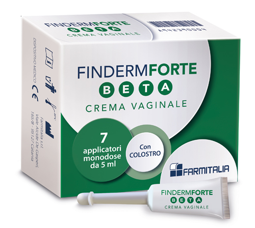 FINDERM FORTE BETA CREMA VAGINALE 7 APPLICATORI MONOUSO 5 G - Angeli Pharm