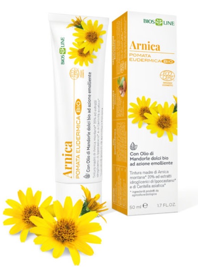 BIOSLINE ARNICA POMATA EUDERMICA BIO CERT ECOCERT 50 ML - Angeli Pharm