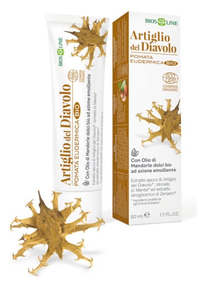 BIOSLINE ARTIGLIO DEL DIAVOLO POMATA EUDERMICA BIO CERT ECOCERT 50 ML - Angeli Pharm