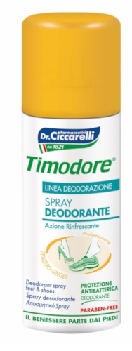 TIMODORE SPRAY DEODORANTE ALLO ZENZERO 150 ML - Angeli Pharm