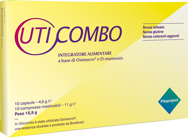 UTICOMBO 10 CAPSULE + 10 COMPRESSE MASTICABILI - Angeli Pharm