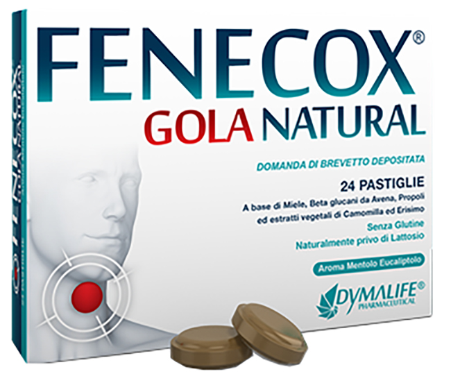 FENECOX GOLA NATURAL MENTOLO EUCALIPTO 36 PASTIGLIE - Angeli Pharm
