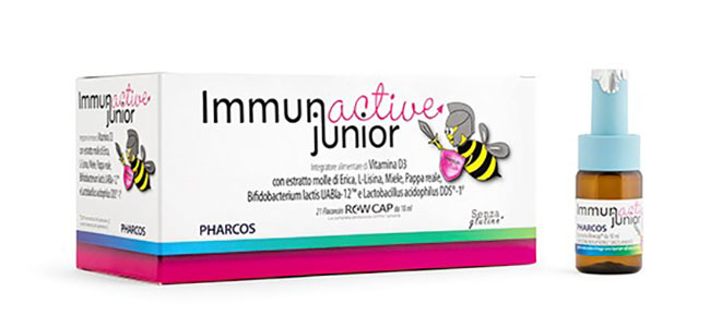 IMMUNACTIVE JUNIOR PHARCOS 21 FIALE 10 ML - Angeli Pharm