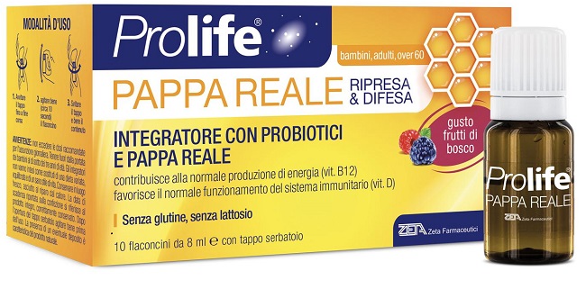 PROLIFE PAPPA REALE 10 FLACONI DA 8 ML - Angeli Pharm