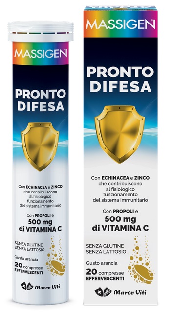MASSIGEN PRONTO DIFESA 20 COMPRESSE EFFERVESCENTI - Angeli Pharm