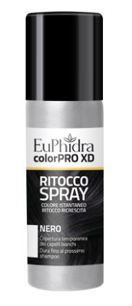 EUPHIDRA COLORPRO XD TINTURA RITOCCO SPRAY CAPELLI NERO 75 ML - Angeli Pharm