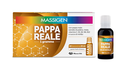 MASSIGEN PAPPA REALE 10 FLACONI DA 25 ML - Angeli Pharm