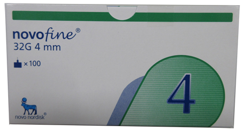 AGO NOVOFINE PLUS GAUGE 32 4 MM 100 PEZZI - Angeli Pharm