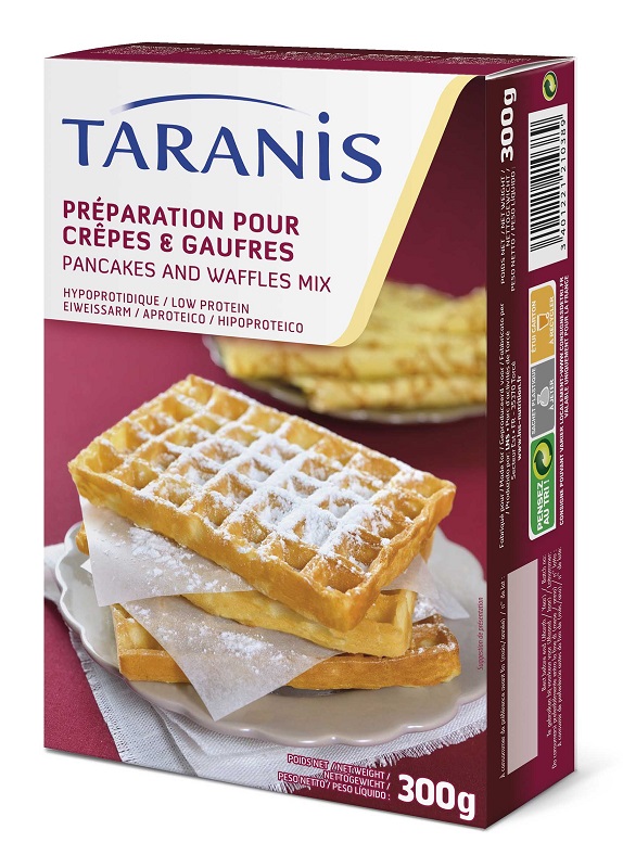 TARANIS PREPARATO PER CREPES E WAFFLES 300 G - Angeli Pharm