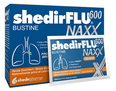 SHEDIRFLU 600 NAXX ARANCIA SENZA ZUCCHERI 20 BUSTINE - Angeli Pharm