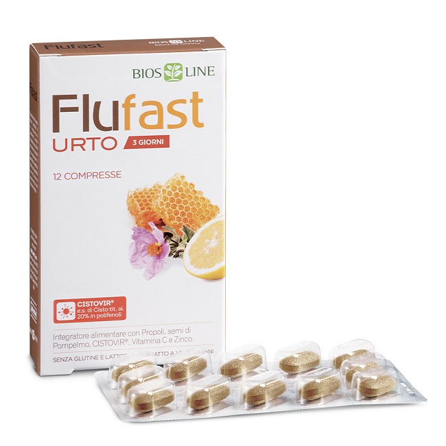 APIX PROPOLI FLUFAST URTO 3 GIORNI 12 COMPRESSE BIOSLINE - Angeli Pharm