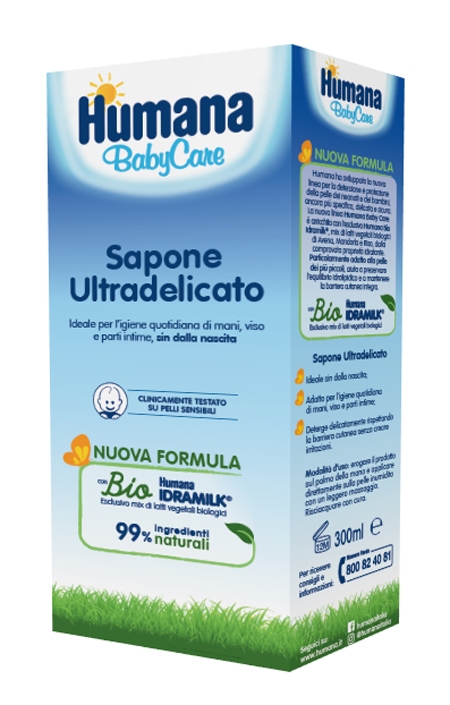 HUMANA BABY CARE SAPONE LIQUIDO 300 ML - Angeli Pharm