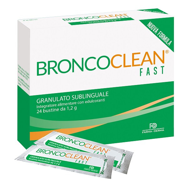 BRONCOCLEAN FAST GRANULATO SUBLINGUALE 24 BUSTINE - Angeli Pharm