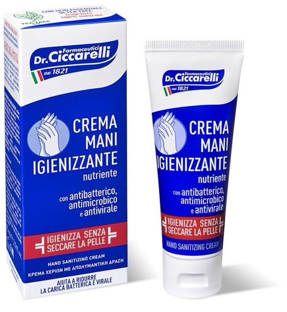 CICCARELLI CREMA MANI IGIENIZZANTE 75 ML - Angeli Pharm