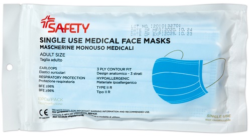 MASCHERINA CHIRURGICA 10 PEZZI - Angeli Pharm