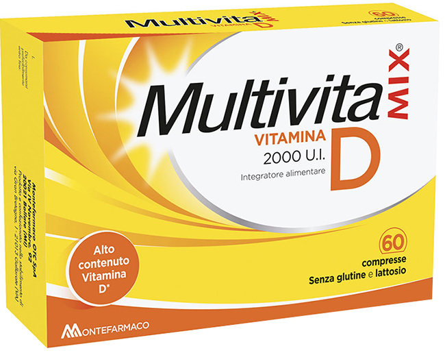 MULTIVITAMIX VITAMINA D 2000 UI 60 COMPRESSE - Angeli Pharm