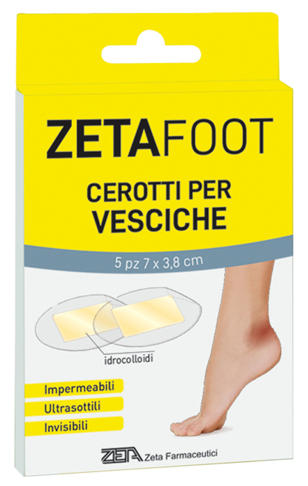 ZETAFOOT CEROTTO IDROCOLLOIDALE VESCICHE 5 PEZZI - Angeli Pharm
