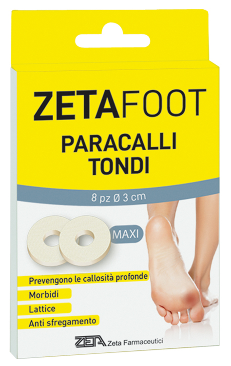 ZETAFOOT PARACALLO GRANDE TONDO LATTICE 8 PEZZI - Angeli Pharm