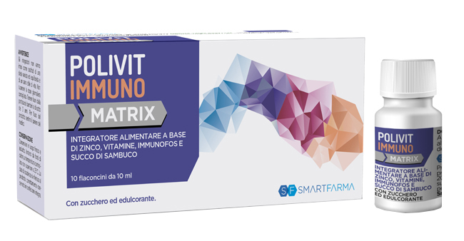 POLIVIT IMMUNO MATRIX 10 FLACONCINI DA 10 ML - Angeli Pharm