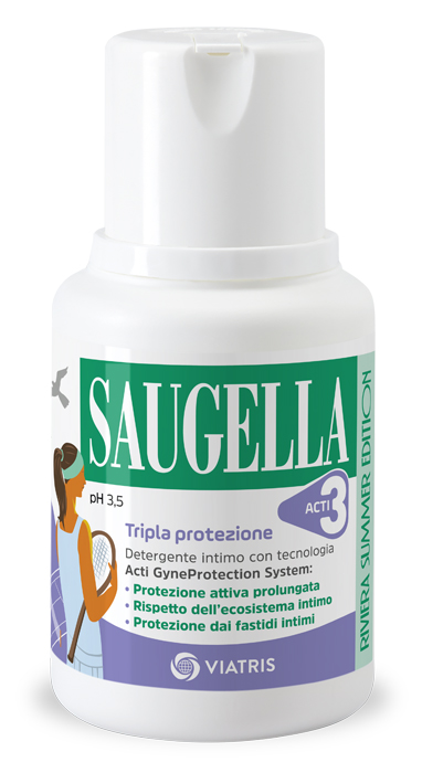 SAUGELLA ACTI3 DETERGENTE INTIMO 100 ML - Angeli Pharm