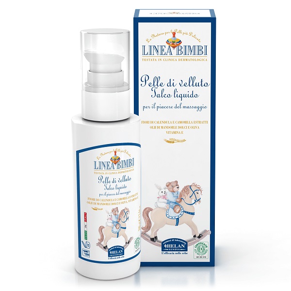 HELAN BIMBI PELLE DI VELLUTO TALCO LIQUIDO 240 ML - Angeli Pharm