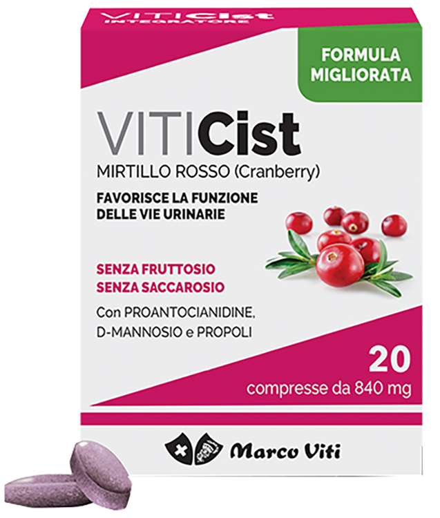 VITICIST MIRTILLO 20 COMPRESSE RIVESTITE - Angeli Pharm
