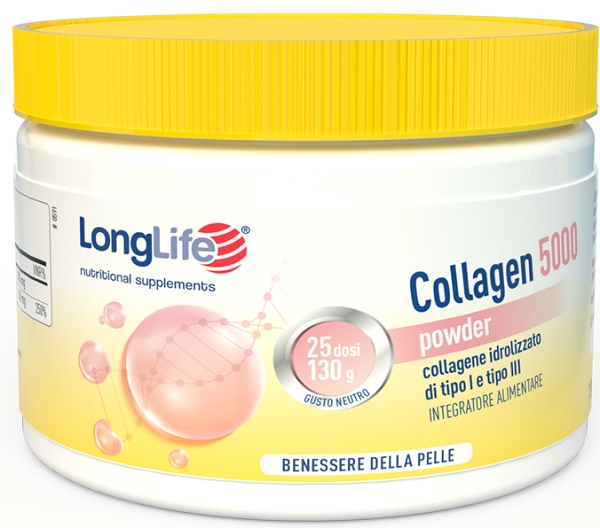 LONGLIFE COLLAGEN 5000 POWDER 130 G - Angeli Pharm