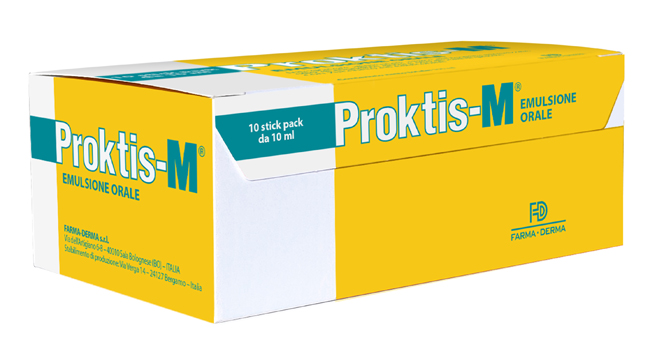 PROKTIS-M EMULSIONE ORALE 10 STICK DA 10 ML - Angeli Pharm