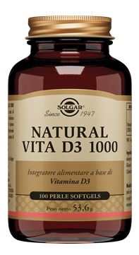 NATURAL VITA D3 1000 100 PERLE SOFTGEL - Angeli Pharm