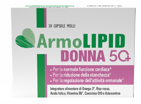 ARMOLIPID DONNA 50+ 30 CAPSULE MOLLI - Angeli Pharm
