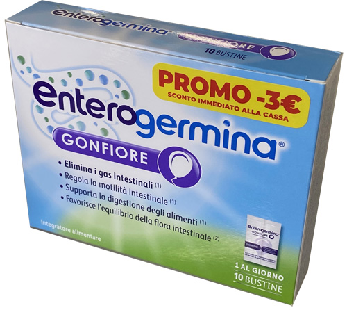 ENTEROGERMINA GONFIORE 10 BUSTINE 4 G PROMO - Angeli Pharm