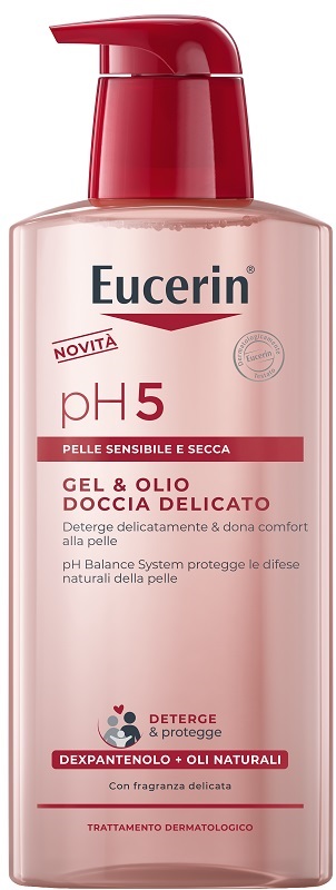 EUCERIN GEL & OLIO DOCCIA DELICATO 400 ML - Angeli Pharm