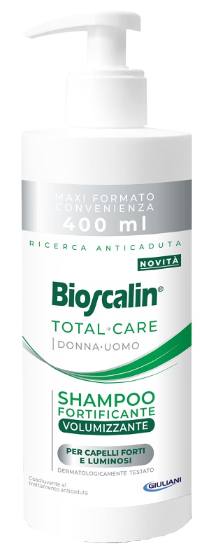 BIOSCALIN TOTAL CARE SHAMPOO FORTIFICANTE VOLUMIZZANTE 400 ML - Angeli Pharm