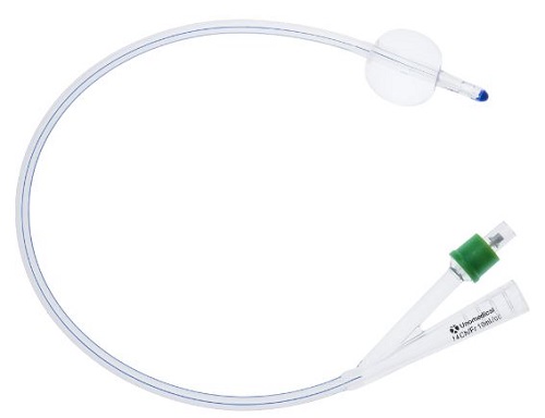 CATETERE FOLEY IN SILICONE 2 VIE DIAMETRO CH 16 PUNTA NELATON CON PALLONCINO 10 ML 1 PEZZO - Angeli Pharm