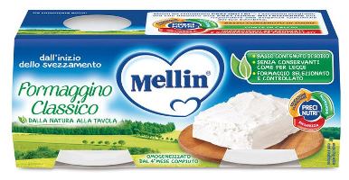 MELLIN BABY FORMAGGINO CLASSICO 4 X 80 G - Angeli Pharm