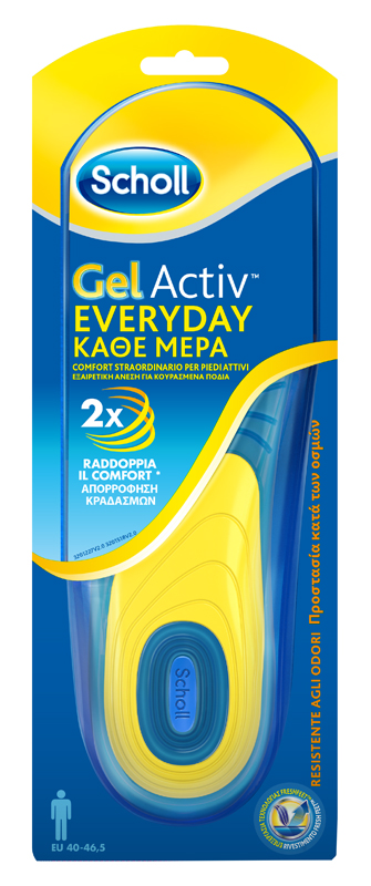 SCHOLL GEL ACTIV EVERYDAY UOMO - Angeli Pharm