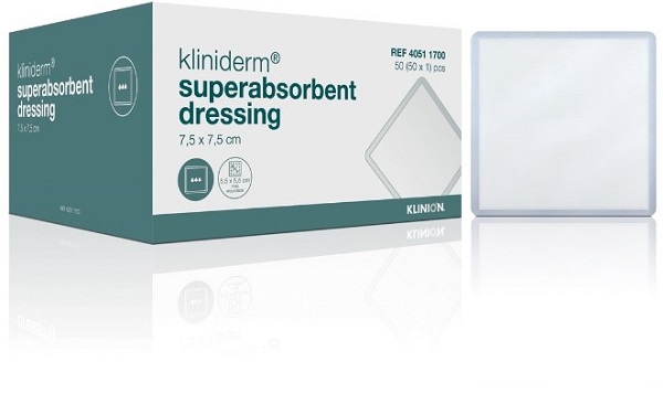 MEDICAZIONE SUPERASSORBENTE KLINIDERM 10X10 CM 10 PEZZI - Angeli Pharm